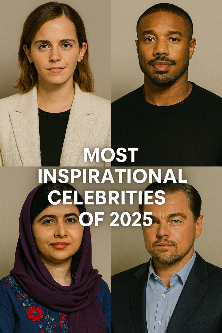 In a world overflowing with fame and glamour, true inspiration is rare. In 2025, several celebrities are not just entertaining us—they are influencing positive change, empowering voices, and standing for what matters. These icons go beyond the screen and stage to uplift communities, speak truth, and spark movements. The Most Inspirational Celebrities of 2025 are redefining stardom with purpose, courage, and compassion. Let’s dive into the lives of these influential stars and discover how they’re making a real impact.